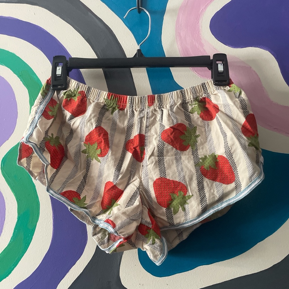 Strawberry Pajama Shorts